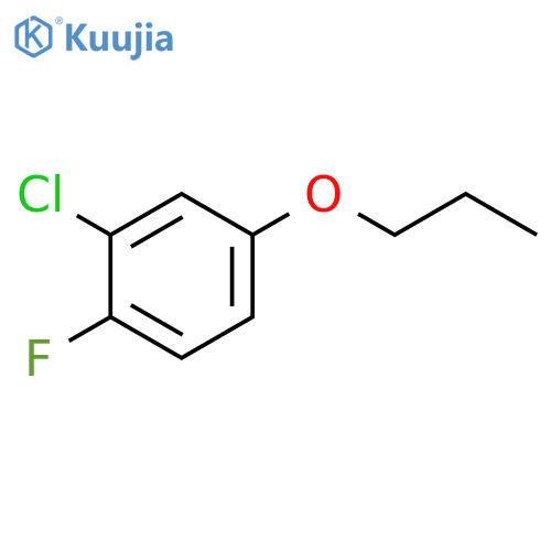 2-Chloro-1-fluoro-4-propoxybenzene structure