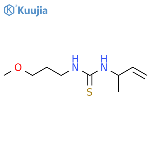 3-(But-3-en-2-yl)-1-(3-methoxypropyl)thiourea structure