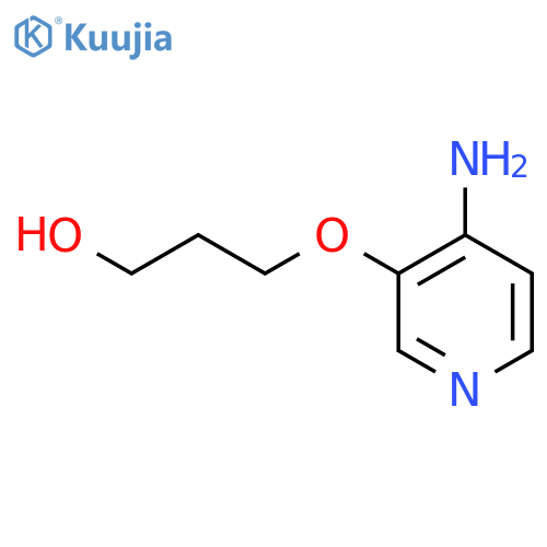 3-[(4-Aminopyridin-3-yl)oxy]propan-1-ol structure