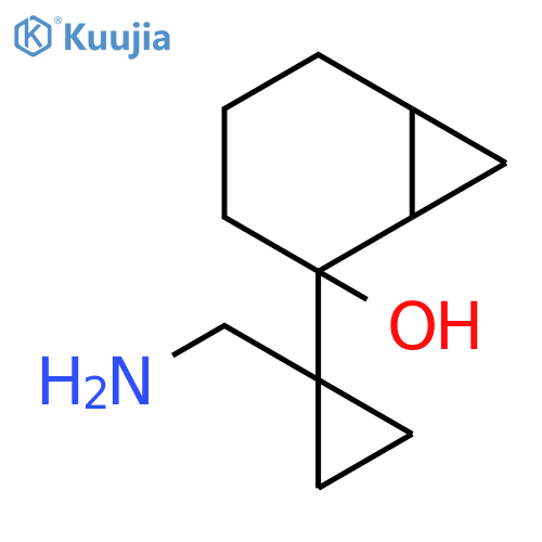 Bicyclo[4.1.0]heptan-2-ol, 2-[1-(aminomethyl)cyclopropyl]- structure
