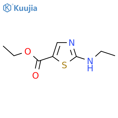 Ethyl 2-(ethylamino)-1,3-thiazole-5-carboxylate structure