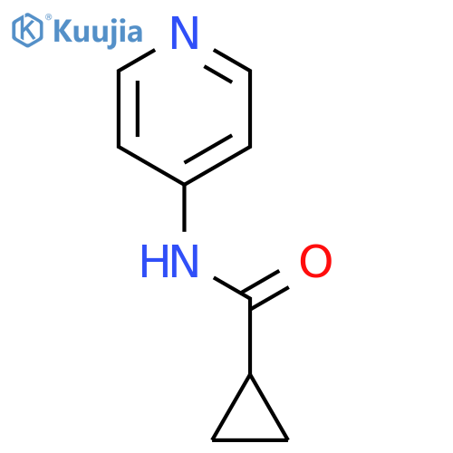 Cyclopropanecarboxamide,N-4-pyridinyl- structure