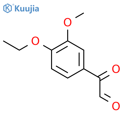 Benzeneacetaldehyde,4-ethoxy-3-methoxy-a-oxo- structure