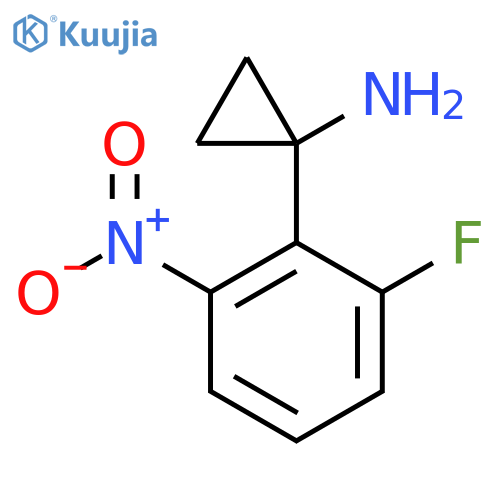 1-(2-Fluoro-6-nitrophenyl)cyclopropan-1-amine structure