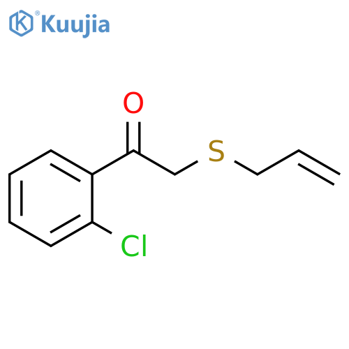 Ethanone, 1-(2-chlorophenyl)-2-(2-propen-1-ylthio)- structure