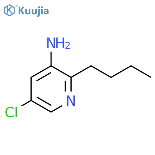 2-Butyl-5-chloropyridin-3-amine structure