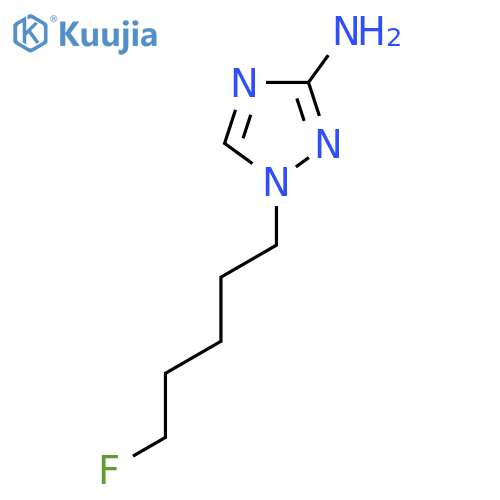 1-(5-fluoropentyl)-1H-1,2,4-triazol-3-amine structure