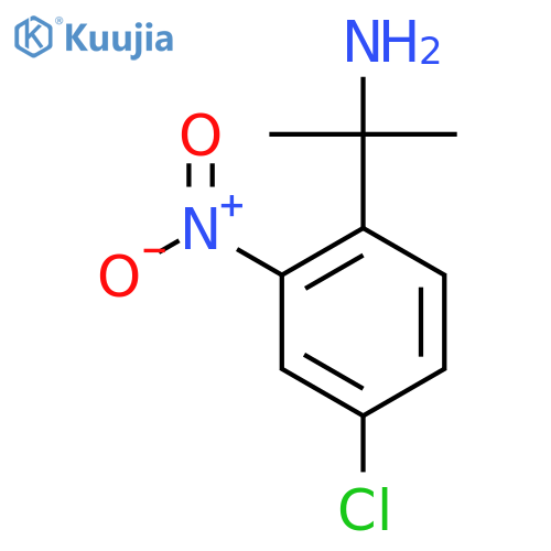 2-(4-Chloro-2-nitrophenyl)propan-2-amine structure