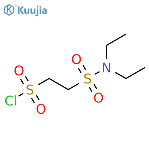 2-(Diethylsulfamoyl)ethane-1-sulfonyl chloride structure