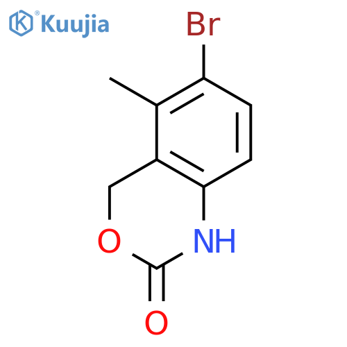 6-Bromo-5-methyl-1H-benzo[d][1,3]oxazin-2(4H)-one structure