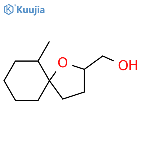 (6-Methyl-1-oxaspiro[4.5]decan-2-yl)methanol structure