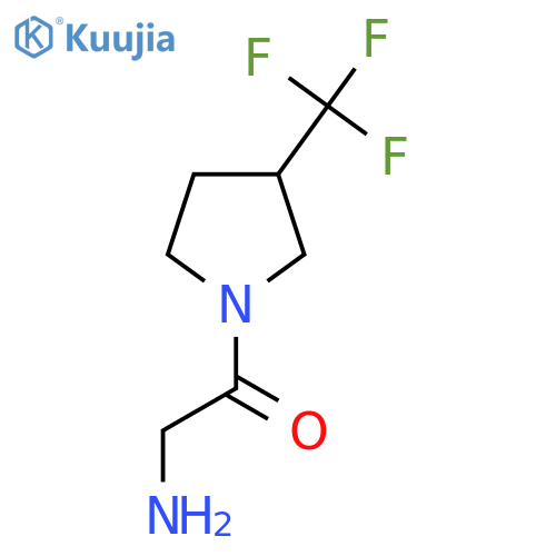 2-Amino-1-(3-(trifluoromethyl)pyrrolidin-1-yl)ethan-1-one structure