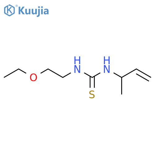 3-(but-3-en-2-yl)-1-(2-ethoxyethyl)thiourea structure
