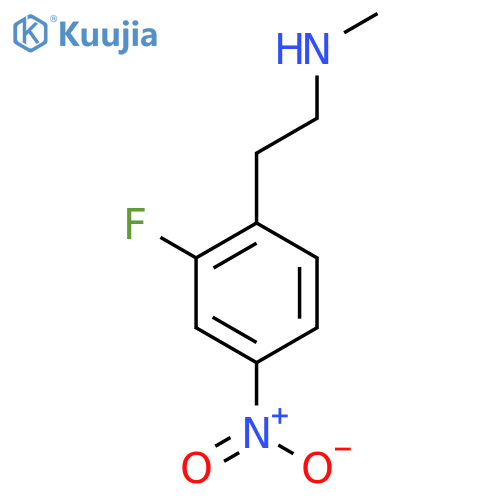 [2-(2-Fluoro-4-nitrophenyl)ethyl](methyl)amine structure