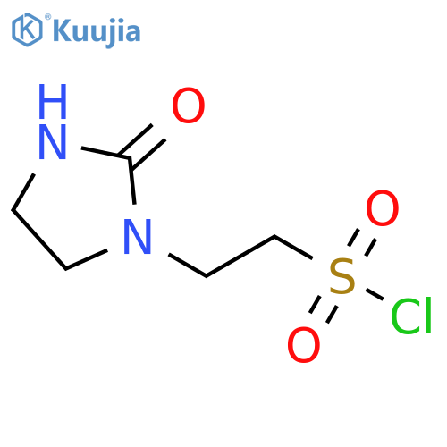 2-(2-Oxoimidazolidin-1-yl)ethanesulfonyl chloride structure