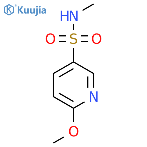 6-methoxy-N-methylpyridine-3-sulfonamide structure