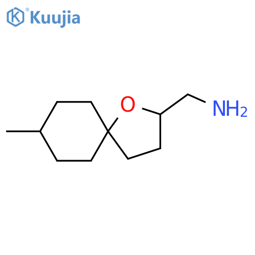 1-Oxaspiro[4.5]decane-2-methanamine, 8-methyl- structure