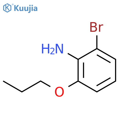 Benzenamine, 2-bromo-6-propoxy- structure