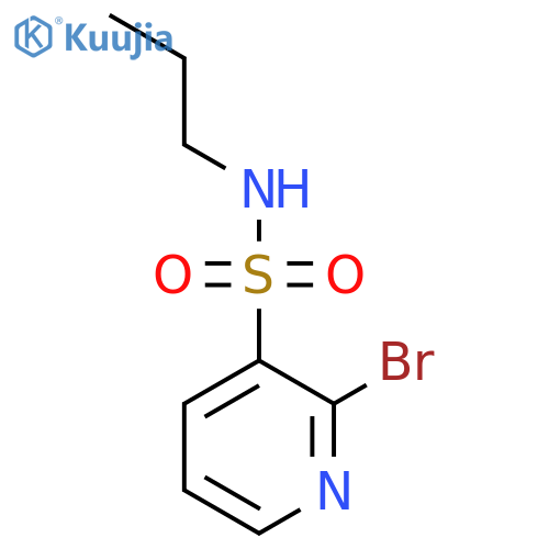 2-bromo-N-propylpyridine-3-sulfonamide structure