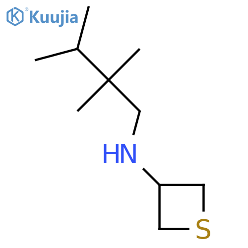 N-(2,2,3-Trimethylbutyl)thietan-3-amine structure