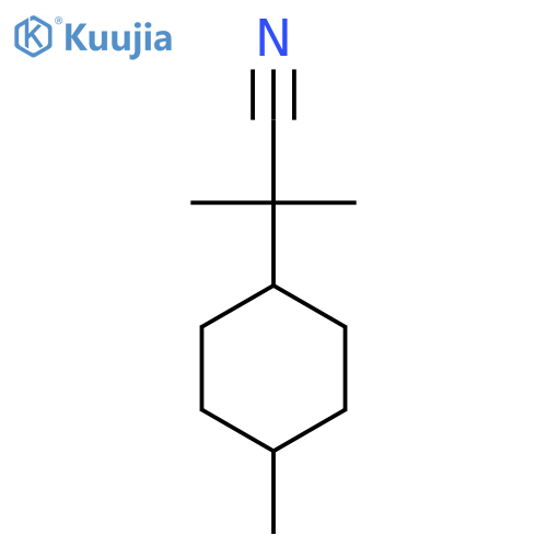 2-Methyl-2-(4-methylcyclohexyl)propanenitrile structure