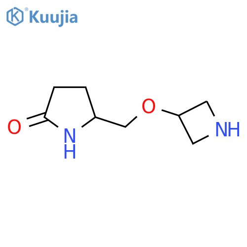 5-[(Azetidin-3-yloxy)methyl]pyrrolidin-2-one structure