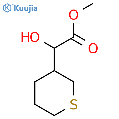 Methyl 2-hydroxy-2-(thian-3-yl)acetate structure
