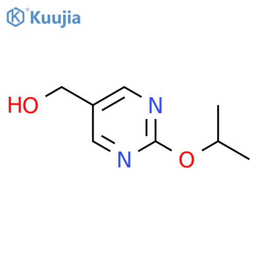 (2-Propan-2-yloxypyrimidin-5-yl)methanol structure