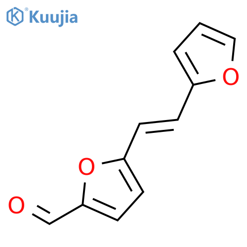 2-Furancarboxaldehyde, 5-[(1E)-2-(2-furanyl)ethenyl]- structure