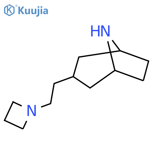 3-[2-(Azetidin-1-yl)ethyl]-8-azabicyclo[3.2.1]octane structure