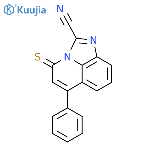4H-Imidazo[4,5,1-ij]quinoline-2-carbonitrile, 6-phenyl-4-thioxo- structure