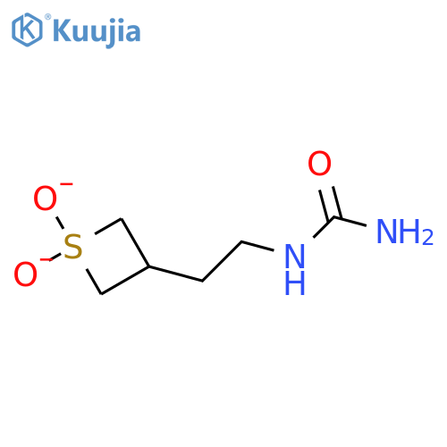 [2-(1,1-dioxo-1λ?-thietan-3-yl)ethyl]urea structure
