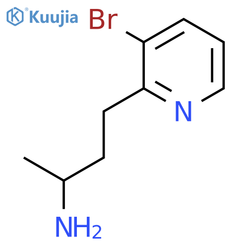 4-(3-Bromopyridin-2-yl)butan-2-amine structure
