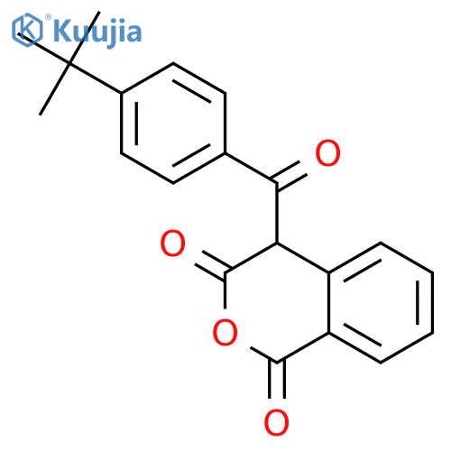 1H-2-Benzopyran-1,3(4H)-dione, 4-[4-(1,1-dimethylethyl)benzoyl]- structure