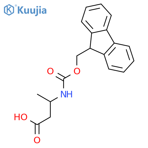 Fmoc-DL-beta-aminobutyric Acid structure