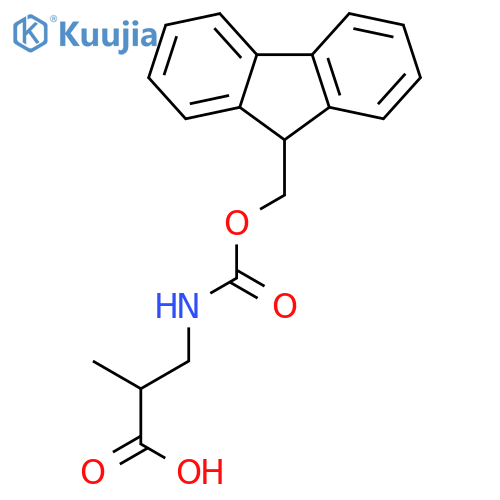 Fmoc-DL-beta-aminoisobutyric Acid structure