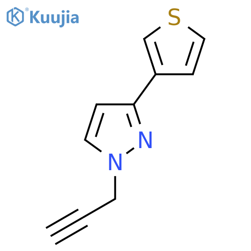 1-(Prop-2-yn-1-yl)-3-(thiophen-3-yl)-1H-pyrazole structure