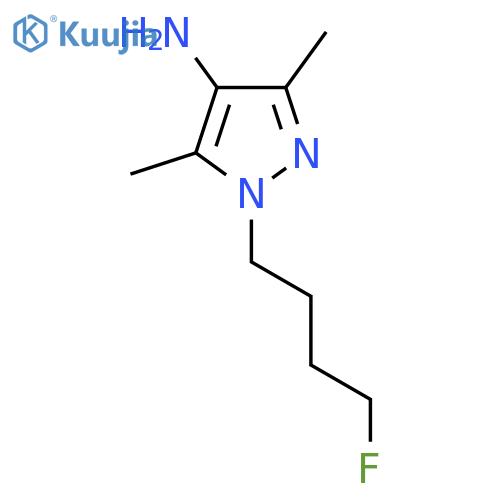 1-(4-fluorobutyl)-3,5-dimethyl-1H-pyrazol-4-amine structure