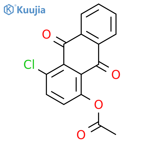 9,10-Anthracenedione, 1-(acetyloxy)-4-chloro- structure