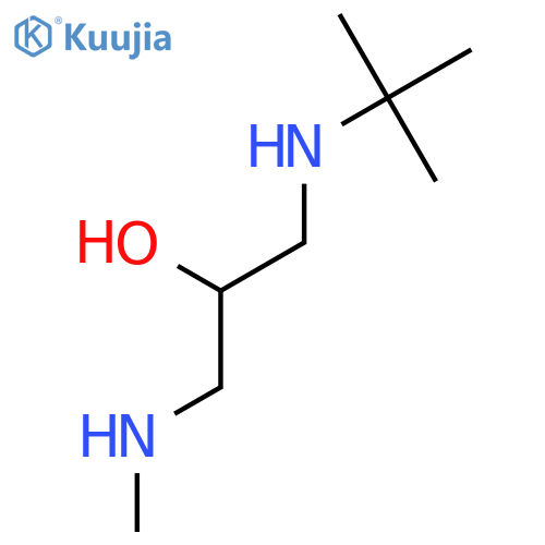 2-Propanol, 1-[(1,1-dimethylethyl)amino]-3-(methylamino)- structure