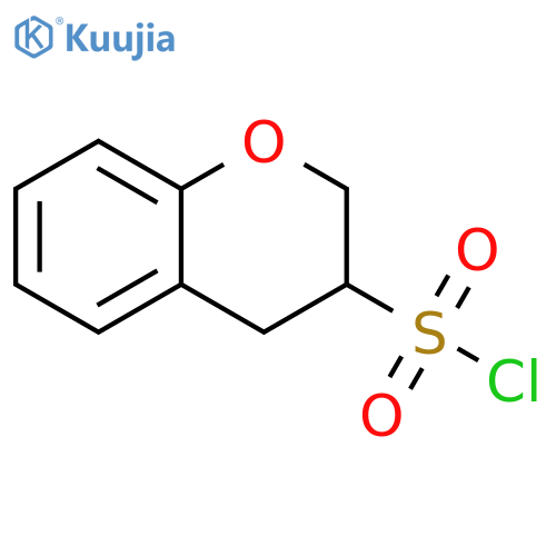 3,4-dihydro-2H-1-benzopyran-3-sulfonyl chloride structure