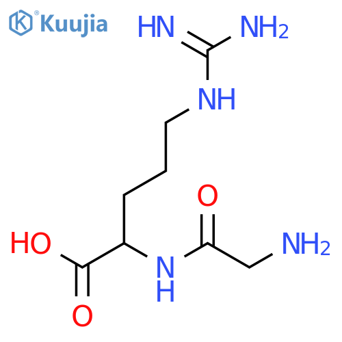 Glycyl-L-arginine structure