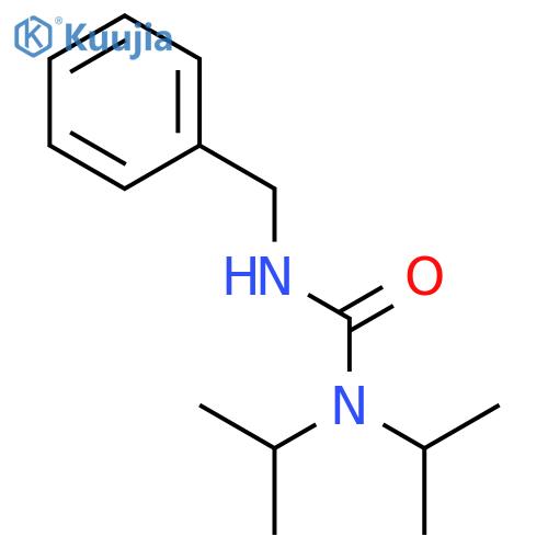 Urea, N,N-bis(1-methylethyl)-N'-(phenylmethyl)- structure