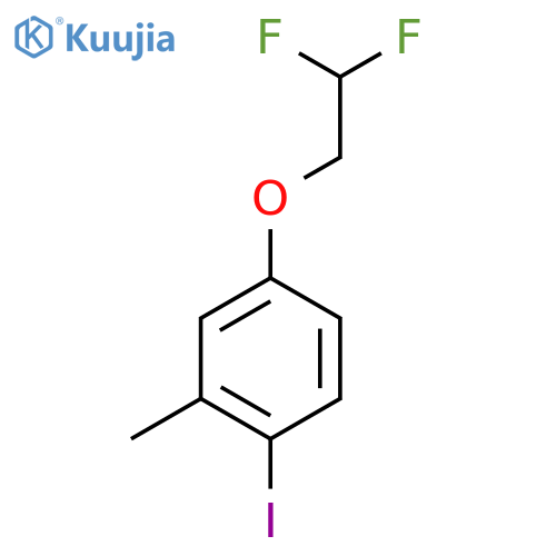 4-(2,2-Difluoroethoxy)-1-iodo-2-methylbenzene structure