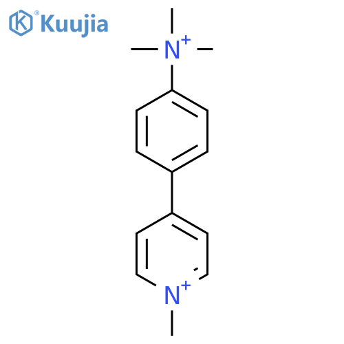 Pyridinium, 1-methyl-4-[4-(trimethylammonio)phenyl]- structure