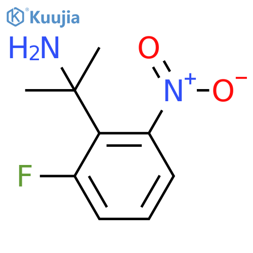 2-(2-Fluoro-6-nitrophenyl)propan-2-amine structure