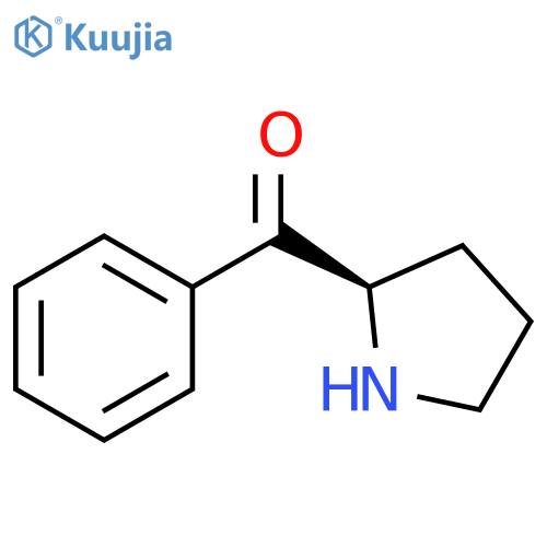 Methanone, phenyl(2R)-2-pyrrolidinyl- structure