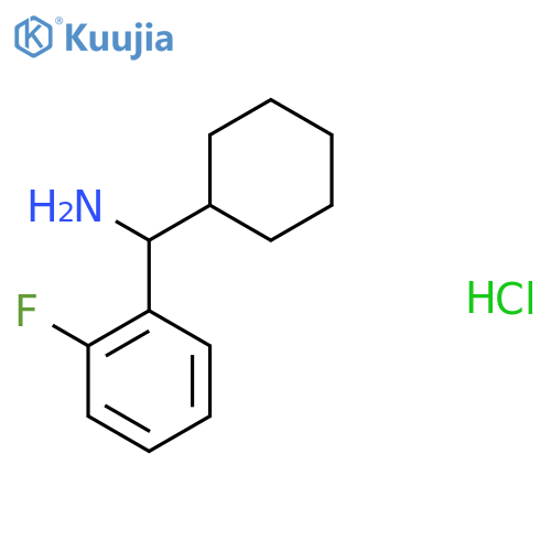 Cyclohexyl(2-fluorophenyl)methanamine hydrochloride structure
