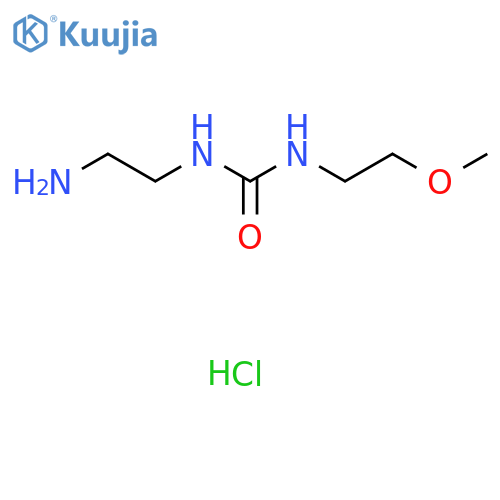 1-(2-Aminoethyl)-3-(2-methoxyethyl)urea hydrochloride structure