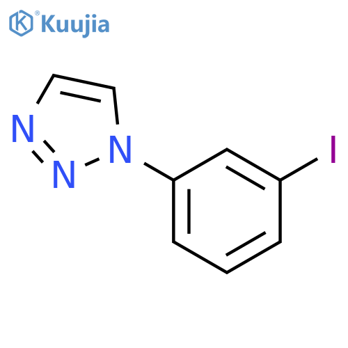 1-(3-iodophenyl)-1H-1,2,3-triazole structure